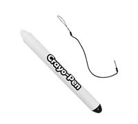 Stylet tactile en silicone pour enfants, avec corps triangulaire, système anti-roulement et dragonne amovible pour tablettes