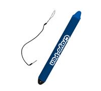 Stylet tactile en silicone pour enfants, avec corps triangulaire, système anti-roulement et dragonne amovible pour tablettes