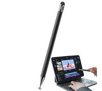 Stylet Tactile pour écran - Aluminium Silicone 13,4x0,9x0,9cm Multicolore 1pc, Toucher Sensible de Haute précision | Parfait pour Le Travail, études, la Peinture, tablettes Mobiles, Bureau