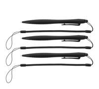 Stylet Tactile Résistif Noir 3 Pièces ABS avec Cordon Antiperte | Précision Tactile, Protection Écran, Usage Polyvalent, pour Pos et Jeux, Dessin et Esquisse