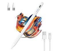 Stylet tactile universel pour tablette et téléphones portables compatible avec iPad iPhone Samsung Xiaomi Huawei Android Stylus pointe fine 1,45 mm avec arrêt automatique magnétique pour écriture