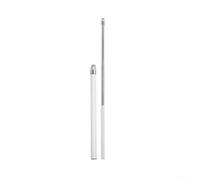 Stylet télescopique en aluminium léger avec pointe de flocage conçu pour une utilisation confortable à long terme sur les tablettes (noir)