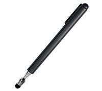 Stylet télescopique Universel pour écrans tactiles, pointeur rétractable et Stylet avec Pointe spéciale floquée, Extensible, Haute précision et Doux, Stylet pour écrans tactiles (Noir)