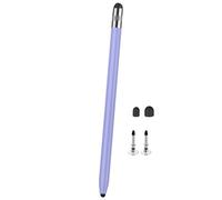 Stylet universel à deux pointes 3 en 1 en silicone souple pour tablettes et téléphones, contrôle tactile précis, stylo capacitif à deux pointes avec tête en silicone