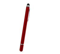 Stylet Universel Capacitif pour Téléphone Portable et Tablette Accessoires pour Écran Tactile Tablette à Stylet Capacitif en Métal pour Xiaomi pour Tablettes (Red)