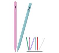 Stylet universel pour écrans tactiles, compatible avec Samsung Galaxy Tab A9/A8/A7, iPad, iPhone, Android/iOS/Windows, stylo capacitif pour dessin et prise de notes (rose + bleu)