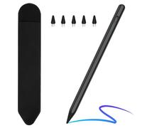 Stylet Universel pour Tablette Android, Stylet Tablette pour Charge Rapide, Fixation Magnétique, Compatible avec Samsung, Xiaomi et Lenovo Etc (Schwarz)