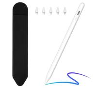 Stylet Universel pour Tablette Android, Stylet Tablette pour Charge Rapide, Fixation Magnétique, Compatible avec Samsung, Xiaomi et Lenovo Etc (Weiß)