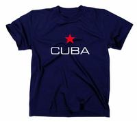 Styletex23 Cuba/Cuba Libre T-Shirt, Drapeau Large Bleu