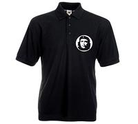 Styletex23 Ernesto Che Guevara Polo Cuba Libre Noir Noir Taille XXL