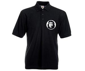 Styletex23 Ernesto Che Guevara Polo Cuba Libre Noir Noir Taille XXL