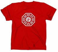 STYLETEX23 Lost The Hydra T-Shirt Logo Dharma Initiative, Rouge, XL