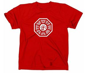 STYLETEX23 Lost The Hydra T-Shirt Logo Dharma Initiative, Rouge, XL
