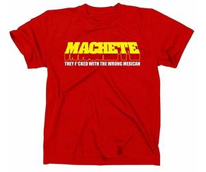Styletex23 Machette Kult-Shirt Grindhouse Planet Terreur, Laminated Posters Tarantino/Rodriguez Rouge Rouge L