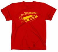 Styletex23 Retour vers Futur Delorean Motif-Shirt culte XL Rouge - Rouge