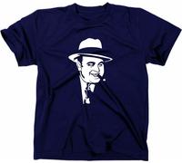 Styletex23 T-Shirt Al Capone Mafia Kult, marine, S