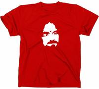 Styletex23 T-Shirt Charles Manson Kult, rouge, XXL