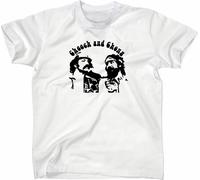 Styletex23 T-shirt Cheech and Chong culte kiffer blanc, M