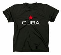 Styletex23 T-Shirt Cuba Kuba Libre, Flagge schwarz, S