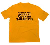 STYLETEX23 T-Shirt écrit et dirigé par Quentin Tarantino, Jaune, S