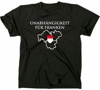 Styletex23 T-Shirt Indépendance pour les Francs Funshirt, noir, XXL