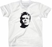 Styletex23 T-shirt James Dean culte rétro, blanc, XL