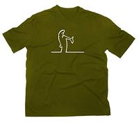 STYLETEX23 T-shirt La Linea Lui Cartoon Fun Kult, taille S, Olive