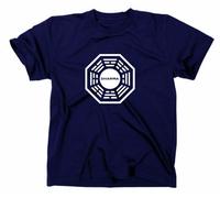 Styletex23 T-Shirt Lost Dharma Initiative Logo, marine, L