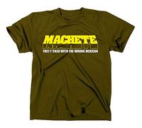 Styletex23 T-shirt Machette, Vert, XL