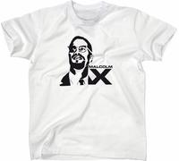 Styletex23 T-Shirt Malcolm X Black Power, weiss, M