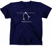 Styletex23 T-shirt Nosferatu culte film muet, bleu marine, M