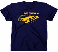 Styletex23 T-shirt Retour vers le futur culte, Delorean, navy, L
