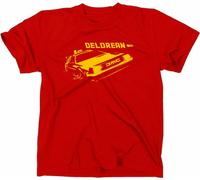Styletex23 T-shirt Retour vers le futur culte, Delorean, rouge, L