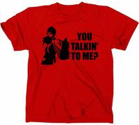 Styletex23 T-Shirt Taxi Driver Robert De Niro, rouge, XXL