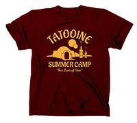 Styletex23 Tatooine Summer Camp T-shirt, bordeaux, XL
