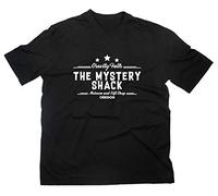 Styletex23 The Mystery Shack Gravity Falls Logo T-Shirt - Noir - Large