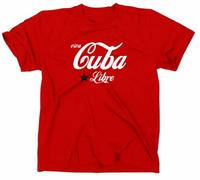 STYLETEX23 Viva Cuba Libre T-Shirt, Rouge, L
