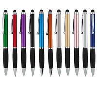 Stylets -2 en 1 écran Tactile capacitif avec Stylo à Bille sensibles Pointe de Stylet pour iPad iPhone Samsung Galaxy et Tous Les appareils intelligents - en Sypen, Couleurs Assorties et Combo Packs