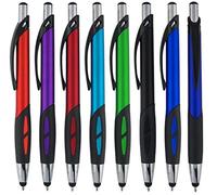 stylets - 2 en 1 écran tactile et écriture Pen, couleurs assorties, pointe de stylet sensible - pour votre iPad, iPhone, Nook, Samsung Galaxy et plus encore - en Sypen 8 Pack Assorted