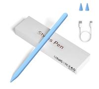 Stylets universels pour écrans tactiles, stylet universel à pointe fine avec adsorption magnétique compatible avec iPhone/iPad/Samsung/Android/tablette et autres écrans tactiles (bleu)