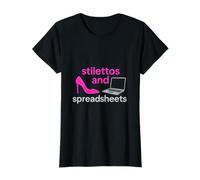 Stylettos et Feuilles de calcul Girl Power Design T-Shirt