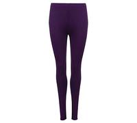 StyleWear Leggings longs extensibles pour femme - Grande taille - Uni - Imprimé - Skinny, violet, 48-50