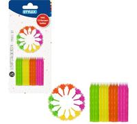 Stylex 10700 - Carte de 24 Bougies d'anniversaire Bougies