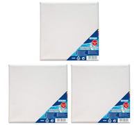 Stylex - 2051329 - Toile À Peindre - 15 X 15 Cm (Lot de 3)