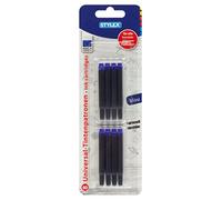 Stylex 23014 Lot de 8 cartouches d'encre universelles Bleu roi 70 x 7 x 7 mm