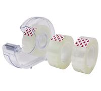 Stylex 23294 - Dérouleur manuel pour film adhésif, avec trois rouleaux de film adhésif transparent