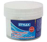 STYLEX 28601 - Pâte structurelle fine, boîte de 100 ml, sèche en blanc mat et opaque, peut être colorée ou repeinte, pour des effets en relief