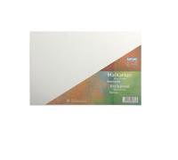 STYLEX 28666-P10 - Carton à Peindre, 20 x 30 cm, Paquet de 10, 3 mm d'épaisseur, tendu de Tissu 100% Coton, apprêt Blanc, pour Peinture à l'huile, Acrylique et détrempe, Gouache - Peinture