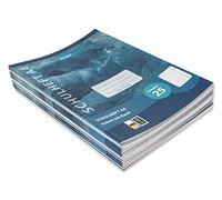 Stylex 29825-P25 - Cahier scolaire, ligné, DIN A4, 16 feuilles avec grammage 80 g/m², marge extérieure, 25 pièces
