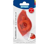 Stylex 31029 Adhésif Cassette - Adhésifs (Cassette, Dévidoir scotch, Assorted colours, Permanent, 10 m, 8 mm)